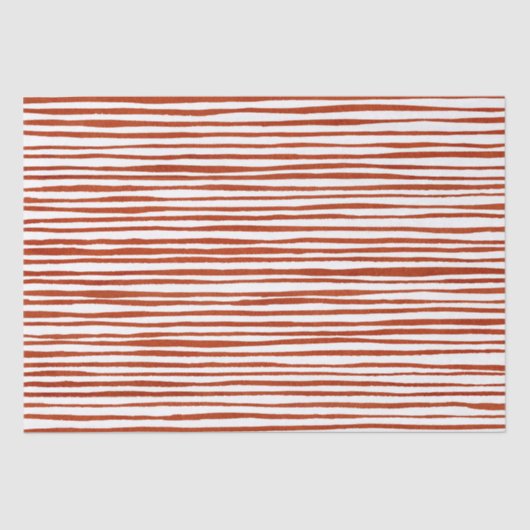 赤と白水ストライプ色クリスマス  薄葉紙 (正面)