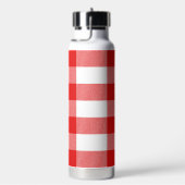 赤と白水牛のプレイド水瓶 ウォーターボトル (右面)