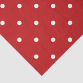 赤と白水玉模様ティッシュペーパー 薄葉紙 (詳細)