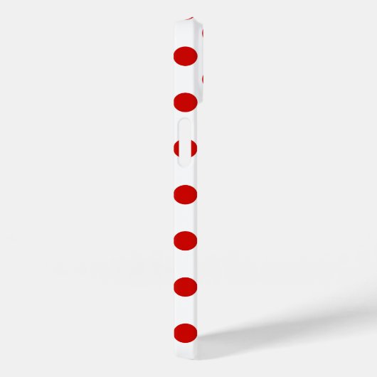 赤と白水玉模様Case-Mate iPhoneケース Case-Mate iPhoneケース (裏面 / 右)