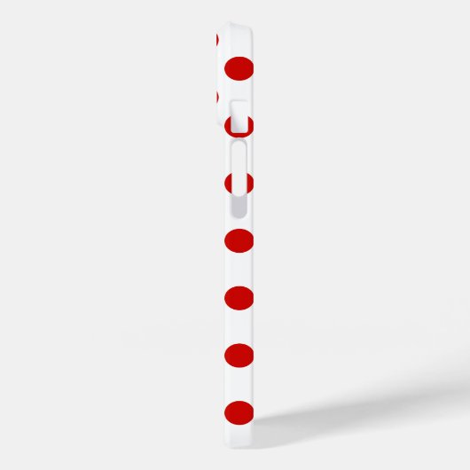 赤と白水玉模様Case-Mate iPhoneケース Case-Mate iPhoneケース (裏面 / 左)