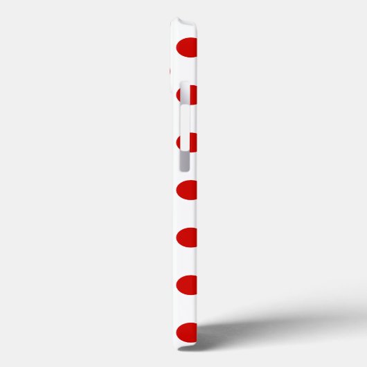 赤と白水玉模様Case-Mate iPhoneケース Case-Mate iPhoneケース (裏面 / 左)