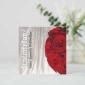 赤と白結婚フローラバチェロレッテ 招待状 (スタンド正面)