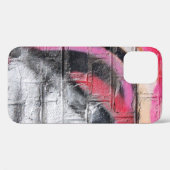 赤と白絵を描壁 Case-Mate iPhoneケース (裏面 (横))