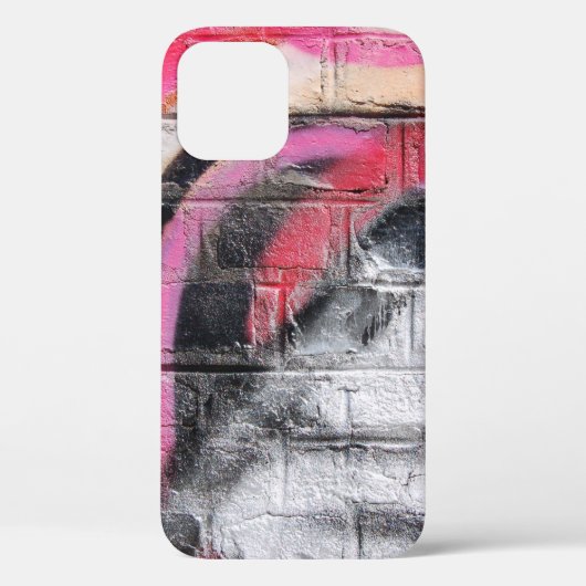 赤と白絵を描壁 Case-Mate iPhoneケース (裏面)