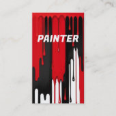 赤と白絵を描画家 名刺 (正面)