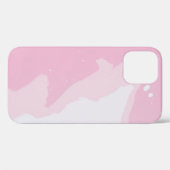 赤と白絵画抽象芸術 Case-Mate iPhoneケース (裏面 (横))