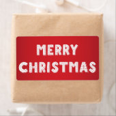 赤と白聖降誕祭ラベル ラベル (インサイチュ)