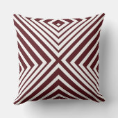 赤と白角箱の模様 – 枕 (裏面)