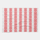 赤と白 キッチンタオル (横)