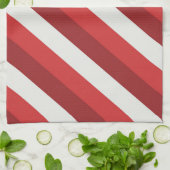 赤と白 キッチンタオル (折り畳み)