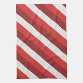 赤と白 キッチンタオル (縦)