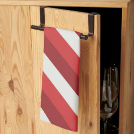 赤と白 キッチンタオル