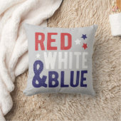 赤と白 クッション (ブランケット)