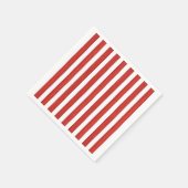 赤と白 スタンダードカクテルナプキン (角)