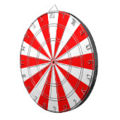 赤と白 ダーツボード (正面右)