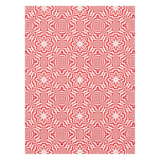 赤と白 テーブルクロス (正面)