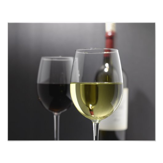 赤と白 フォトプリント            (正面)