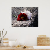 赤と白 ポスター (キッチン)