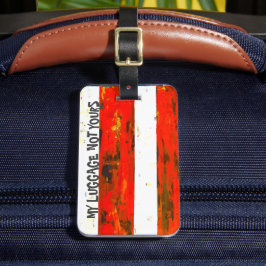 赤と白 ラゲッジタグ