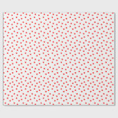 赤と白 ラッピングペーパー (フラット)