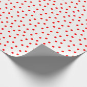 赤と白 ラッピングペーパー (角)