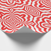 赤と白 ラッピングペーパー (角)