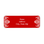 赤と白 ラベル (正面)