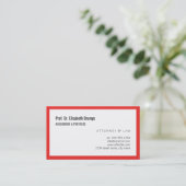 赤と白 名刺 (スタンド正面)