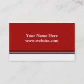 赤と白 名刺 (裏面)