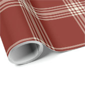 赤と白 – 大 ラッピングペーパー (ロールコーナー)