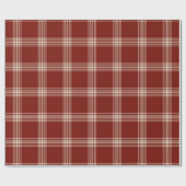 赤と白 – 大 ラッピングペーパー (フラット)