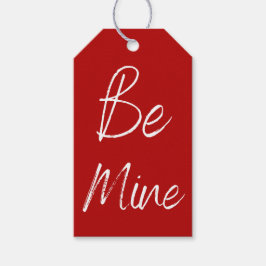 赤と白　私のものに　バレンタイン ギフトタグ