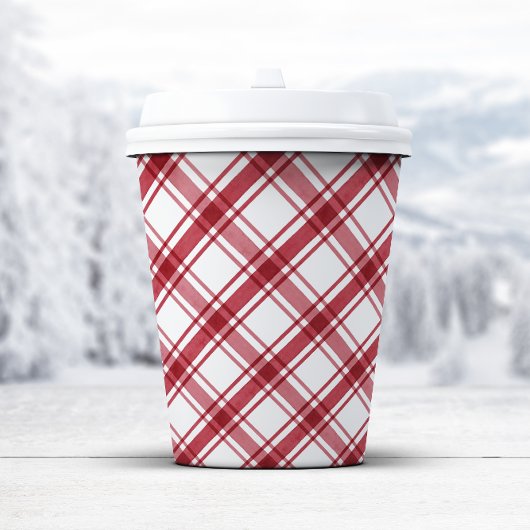 赤と白 紙コップ