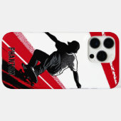 赤と白 Case-Mate iPhoneケース (裏面 (横))