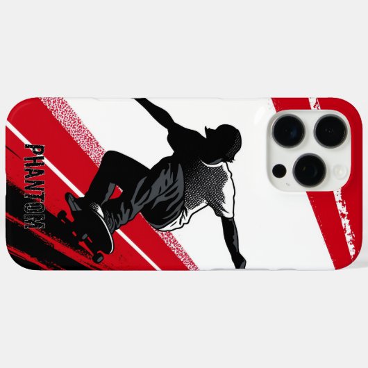 赤と白 Case-Mate iPhoneケース (裏面 (横))