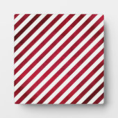 赤と白Fabric TextureのストライプOptions by StAylor フォトプラーク (正面)