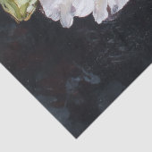 赤と白Hollyhockフローラ切り離 薄葉紙 (詳細)