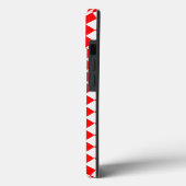 赤と白ShirleyTaylorによるダイヤモンドパターン Case-Mate iPhoneケース (裏面 / 左)