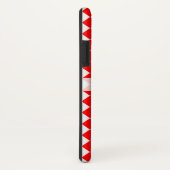 赤と白ShirleyTaylorによるダイヤモンドパターン Case-Mate iPhoneケース (裏面/右)
