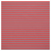 赤と石板の灰色の線のパターン ファブリック (見本)
