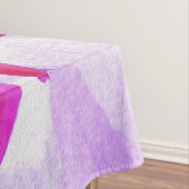 赤と素晴らし熱ピンクサボサボダリア テーブルクロス (インサイチュ)