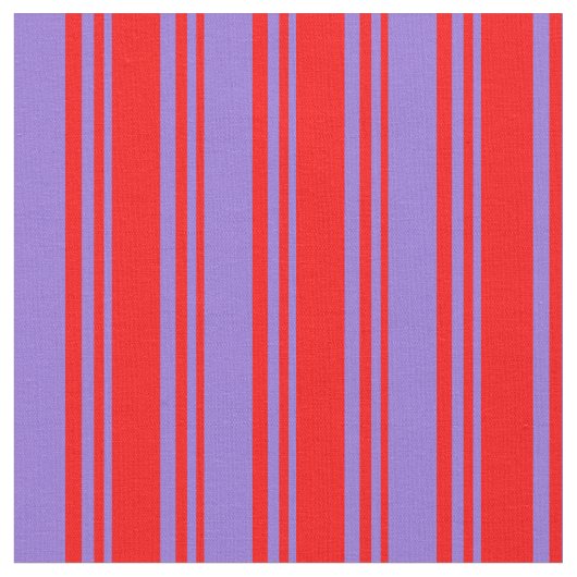 赤と紫の線のパターン ファブリック (クローズアップ)