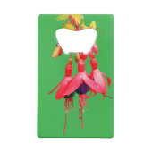 赤と紫の花 クレジットカード栓抜き (裏面)
