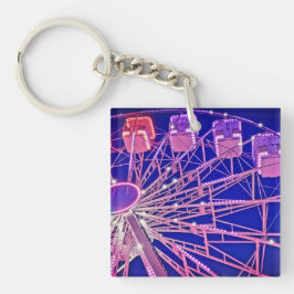 赤と紫の観覧車 キーホルダー