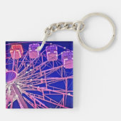 赤と紫の観覧車 キーホルダー (裏面)