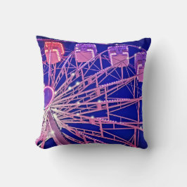 赤と紫の観覧車 クッション