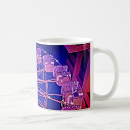 赤と紫の観覧車 コーヒーマグカップ