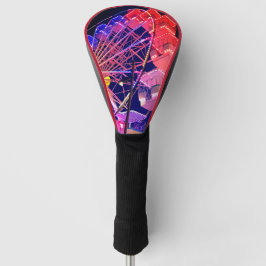 赤と紫の観覧車 ゴルフヘッドカバー