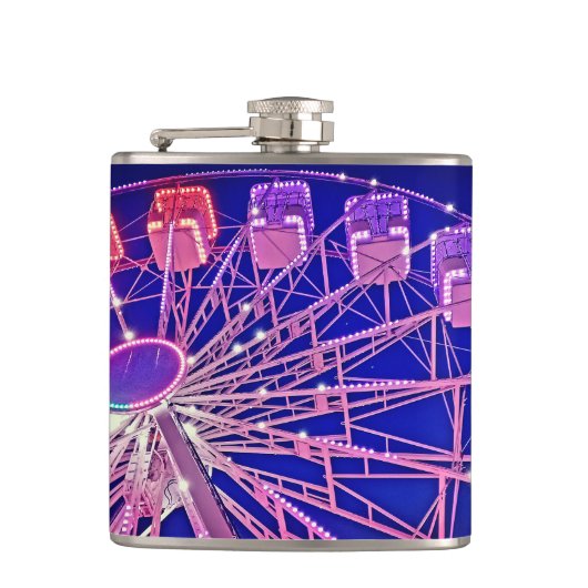 赤と紫の観覧車 フラスク (正面)